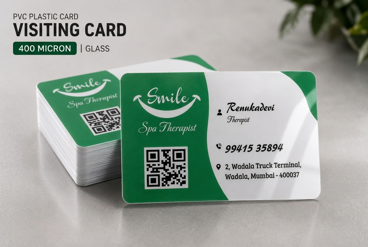 Plastic Visiting Card Gloss 400SS